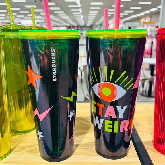 Starbucks Stay Weird Cup Tumbler Venti 2023 Target Exclusive Back to School New - Picture 3 of 11